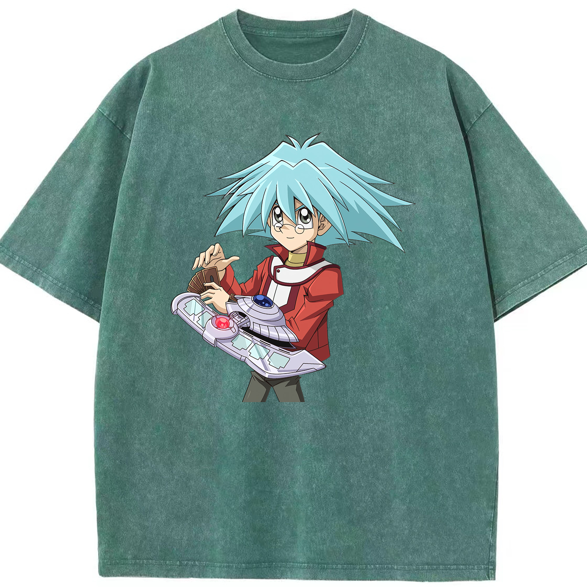 （画像用） 遊☆戯☆王 Yu-Gi-Oh! 綿100% ヴィンテージ風 半袖Tシャツ（フロントプリント）